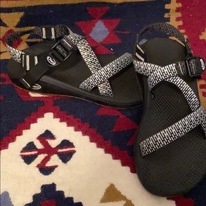 Chaco Z Cloud black and white women’s sandals
